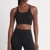 Adjustable Strap Logo Tape Sports Bra 321