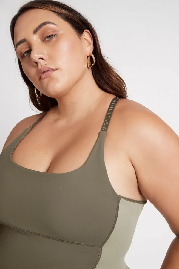 Adjustable Strap Longline Racerback Tank 117