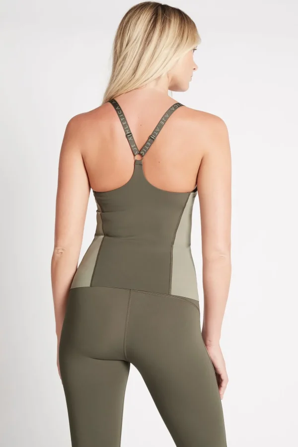 Adjustable Strap Longline Racerback Tank 117