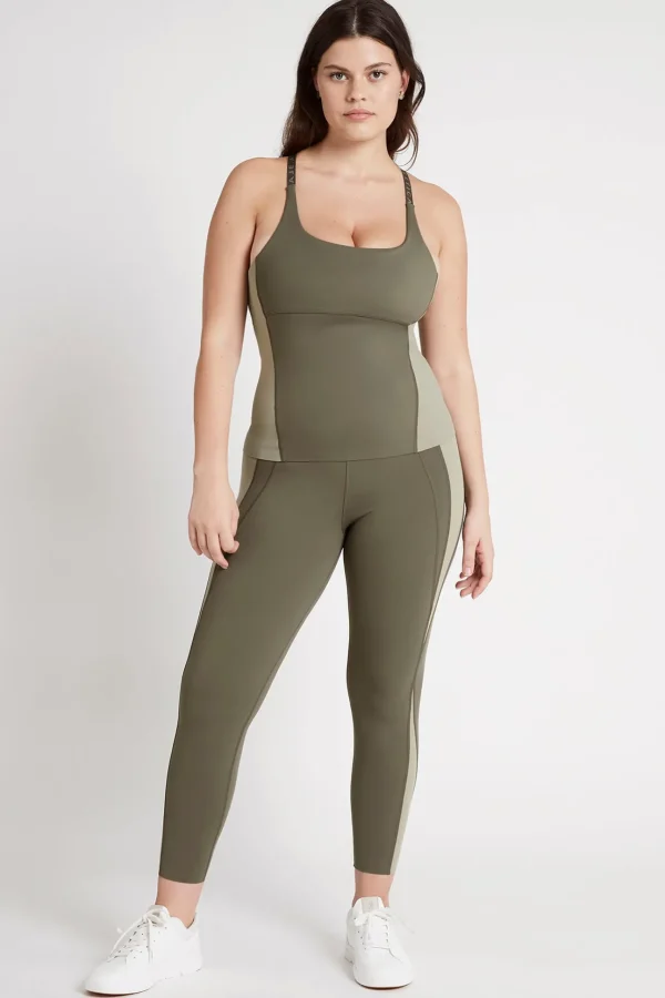 Adjustable Strap Longline Racerback Tank 117