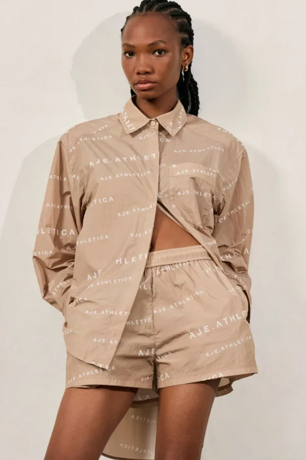 All Over Logo Spray Shirt 406