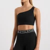 Asymmetric Ribbed Crop Top 386