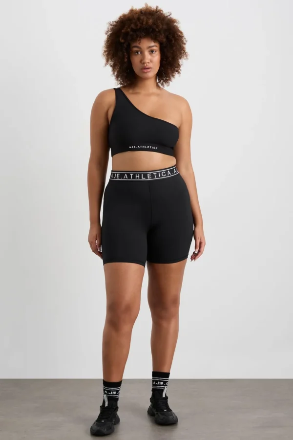 Asymmetric Ribbed Crop Top 386