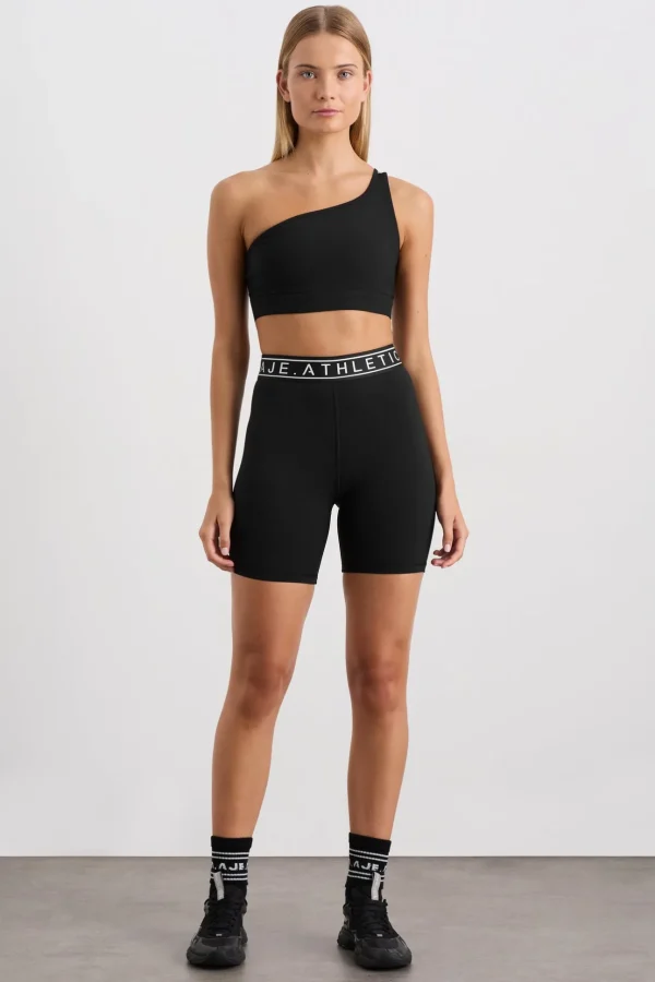 Asymmetric Ribbed Crop Top 386