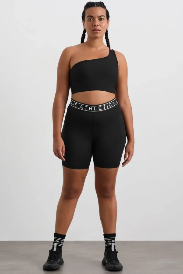 Asymmetric Ribbed Crop Top 386