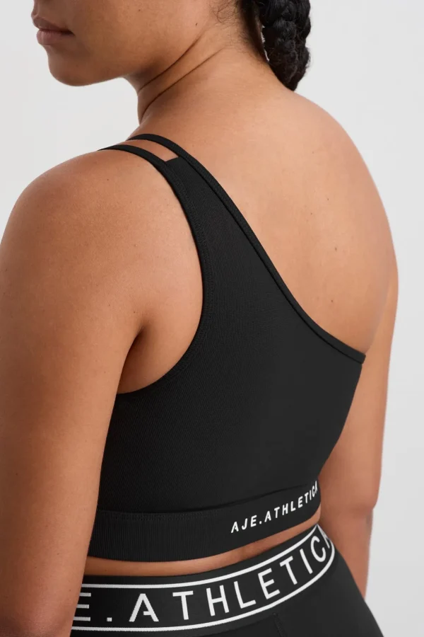Asymmetric Ribbed Crop Top 386