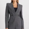 Belted Logotape Blazer 713