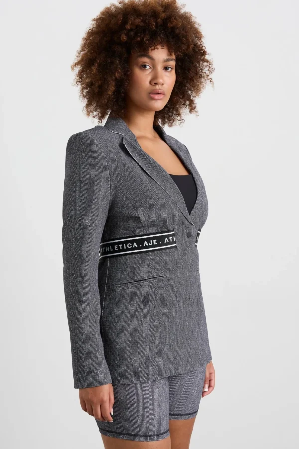 Belted Logotape Blazer 713
