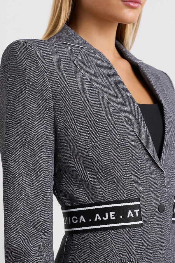 Belted Logotape Blazer 713
