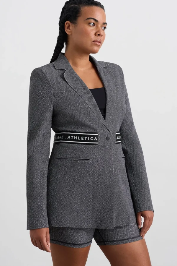 Belted Logotape Blazer 713