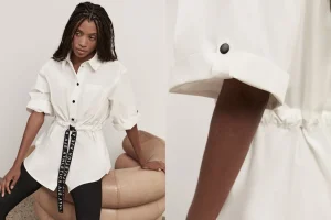 Belted Short Sleeve Shirt 433
