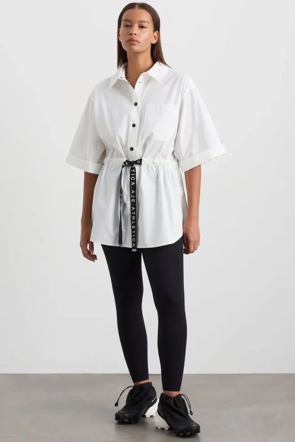 Belted Short Sleeve Shirt 433