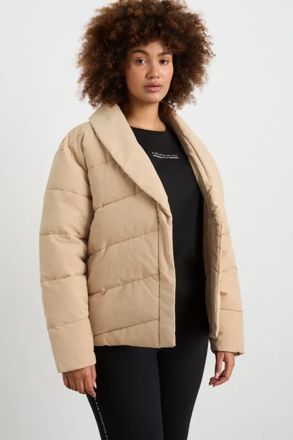 Belted Wrap Puffer Jacket 768