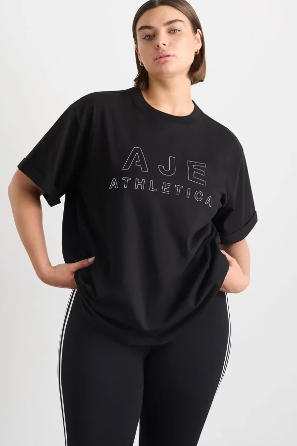 Block Logo Boyfriend Tee 102