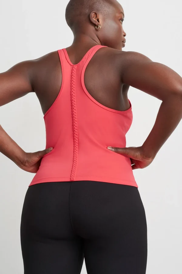 Braided Active Racer Tank 345