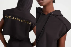 Braided Terry Crop Hoodie 402
