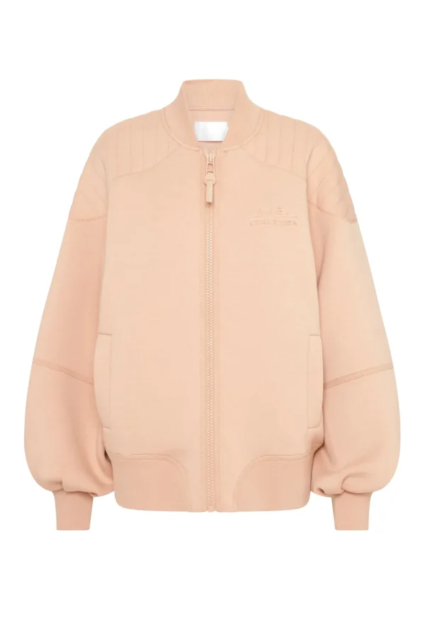 Classic Spacer Knit Bomber Jacket 704