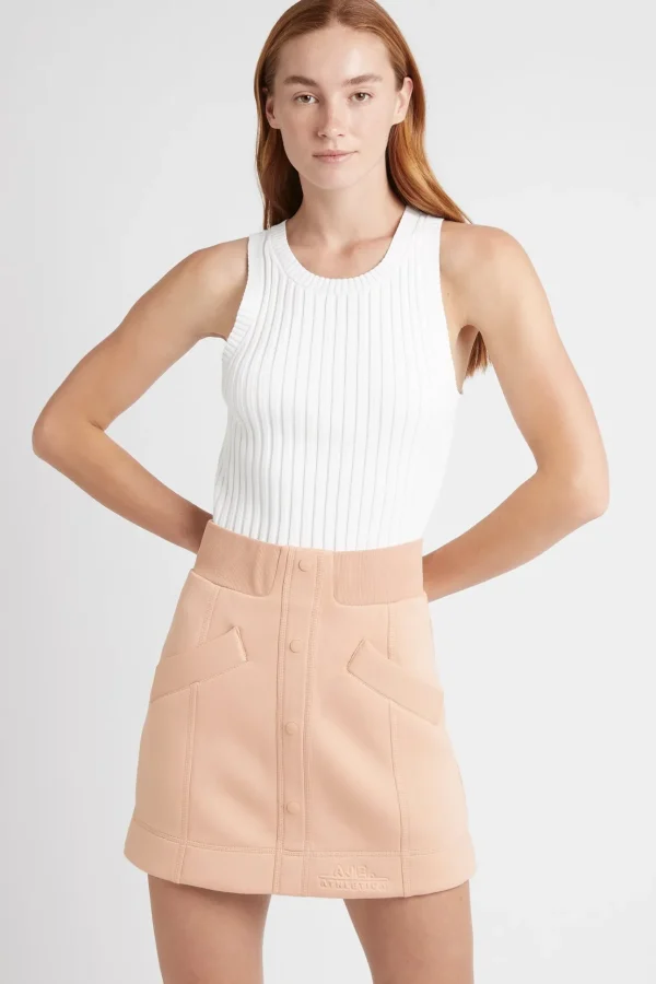 Classic Spacer Knit Mini Skirt 609