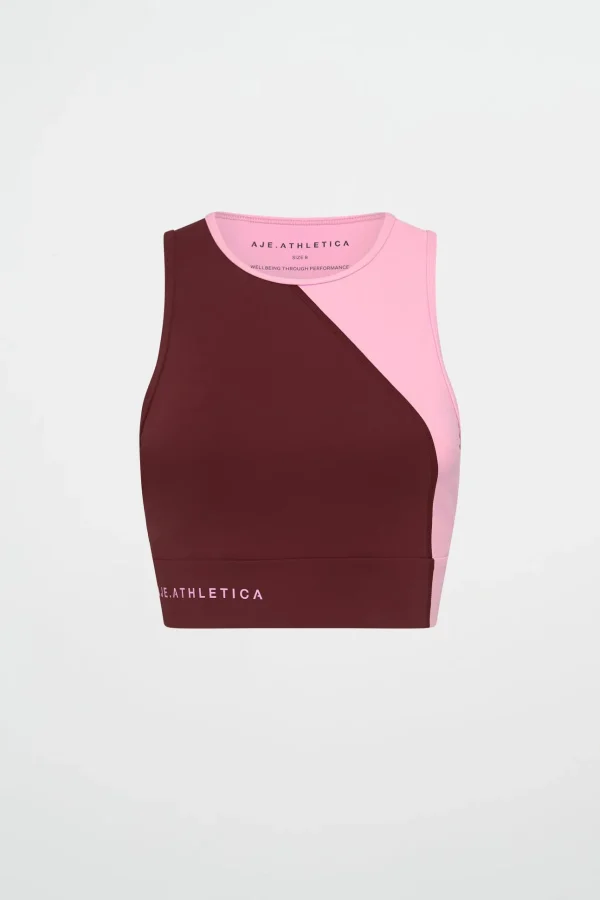 Colour Block Crop Top 336