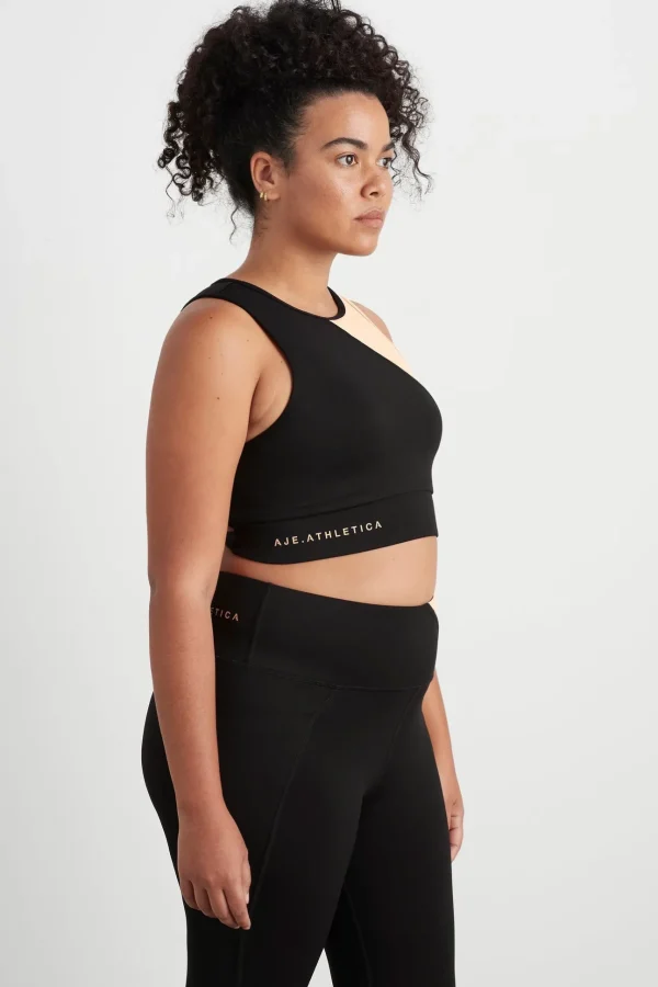 Colour Block Crop Top 336