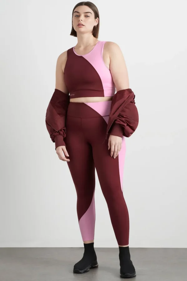 Colour Block Crop Top 336