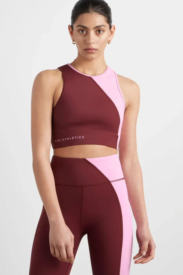 Colour Block Crop Top 336