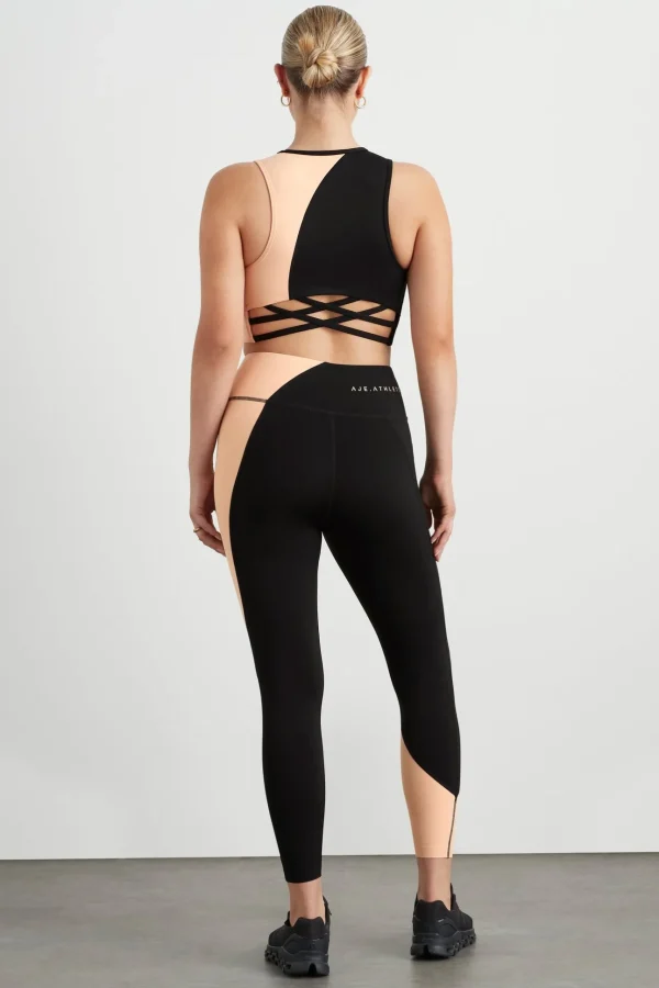 Colour Block Crop Top 336