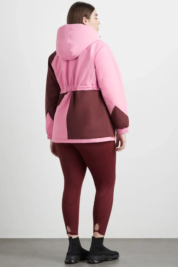 Colour Block Long Jacket 731