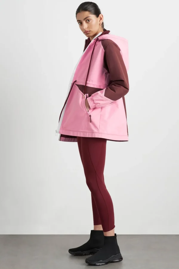 Colour Block Long Jacket 731