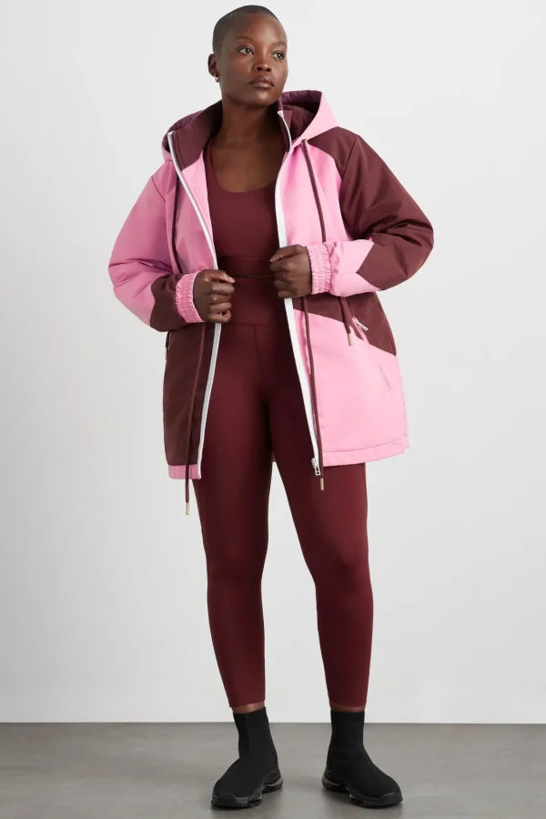 Colour Block Long Jacket 731