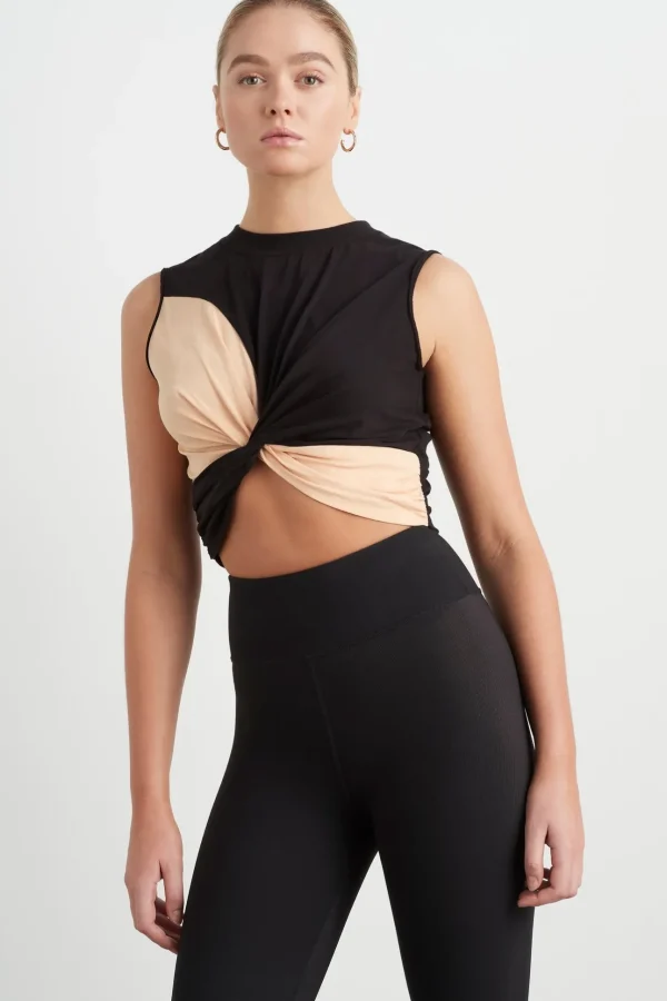 Colour Block Twist Tank 130