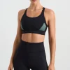 Contrast Adjustable Strap Sports Bra 321
