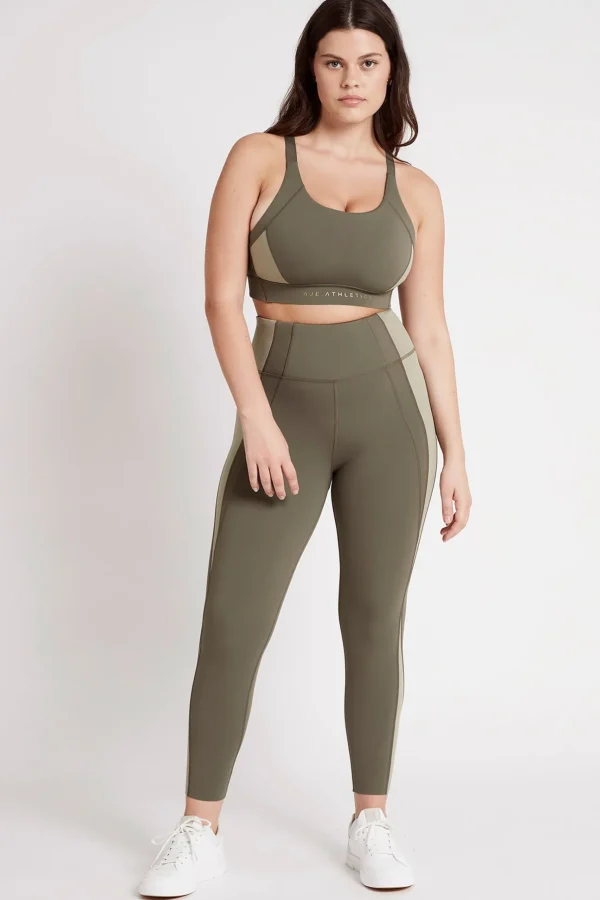 Contrast Adjustable Strap Sports Bra 321