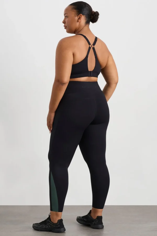Contrast Adjustable Strap Sports Bra 321