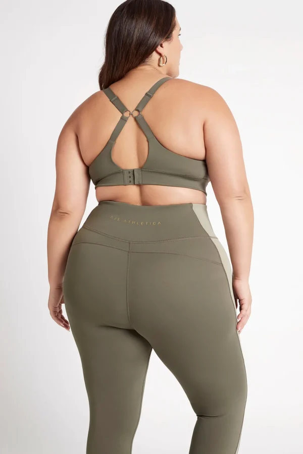 Contrast Adjustable Strap Sports Bra 321