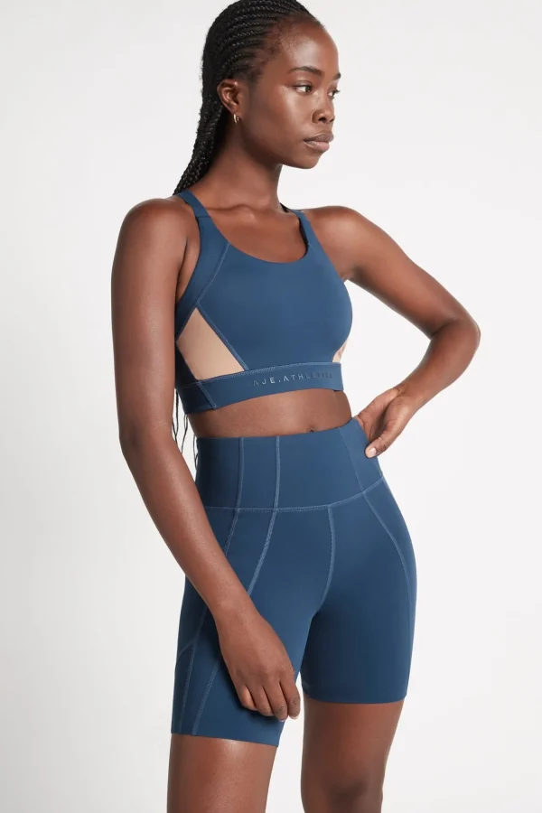 Contrast Adjustable Strap Sports Bra 321