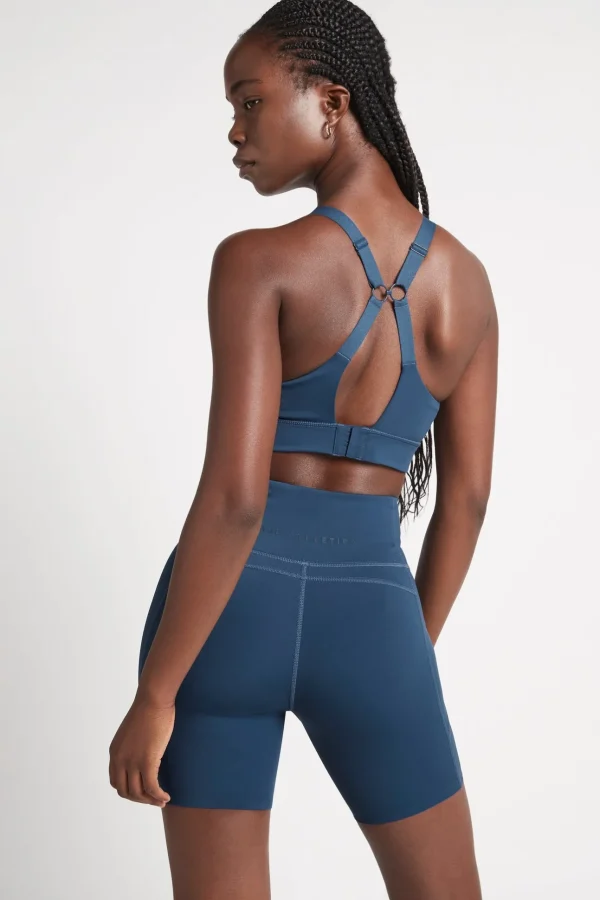 Contrast Adjustable Strap Sports Bra 321