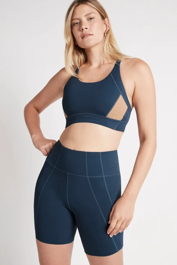 Contrast Adjustable Strap Sports Bra 321