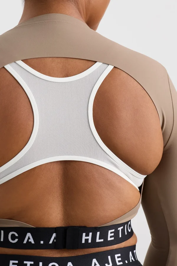 Contrast Layered Crop Top 380