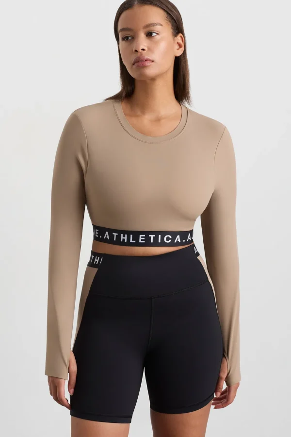 Contrast Layered Crop Top 380