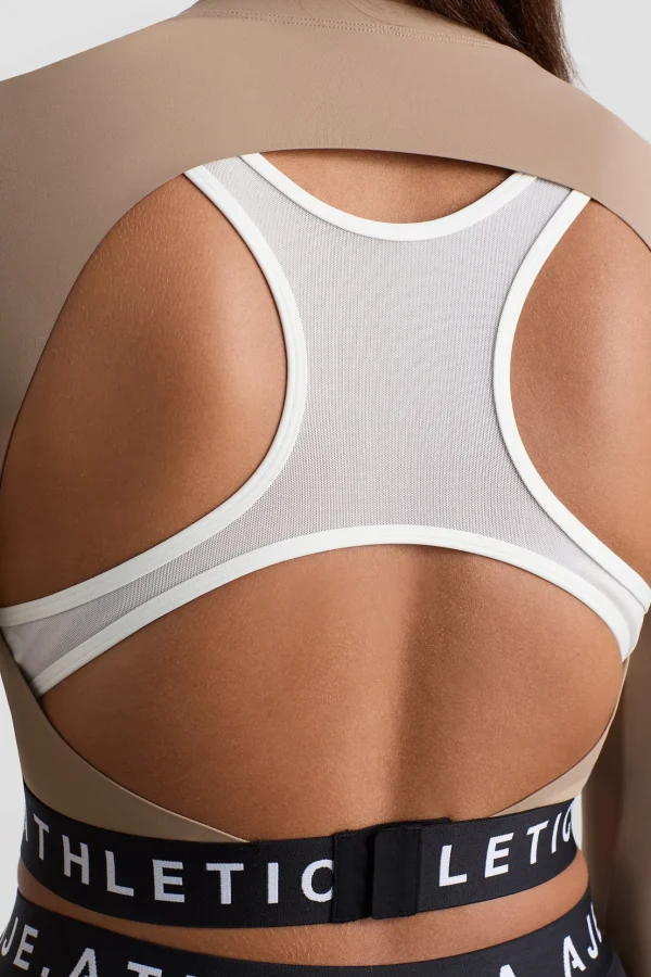 Contrast Layered Crop Top 380