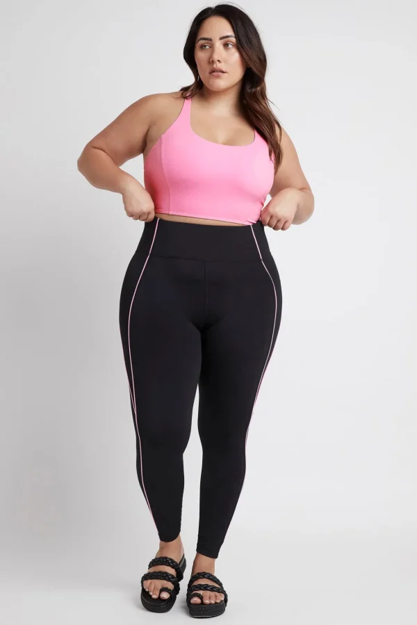 Contrast Logo Full Length Legging 203