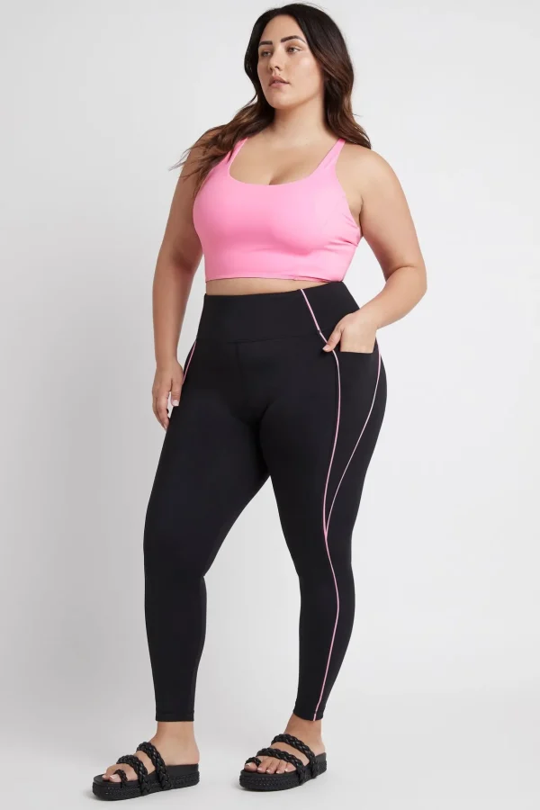 Contrast Logo Full Length Legging 203