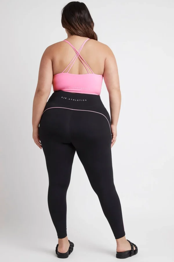 Contrast Logo Full Length Legging 203