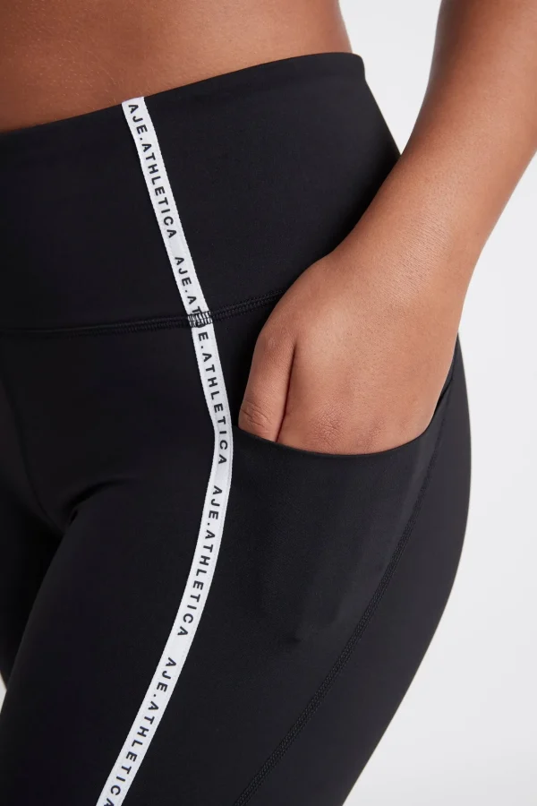 Contrast Logo Full Length Legging 203