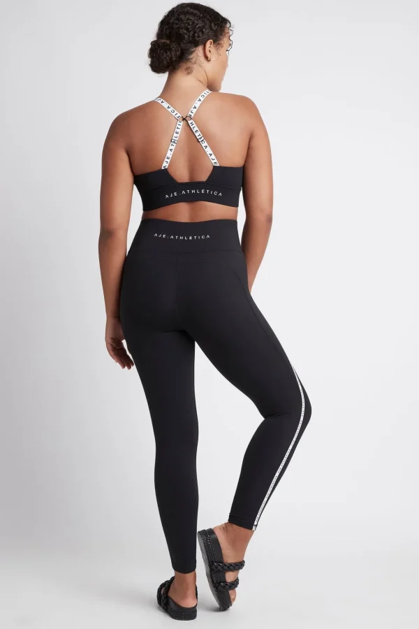 Contrast Logo Full Length Legging 203