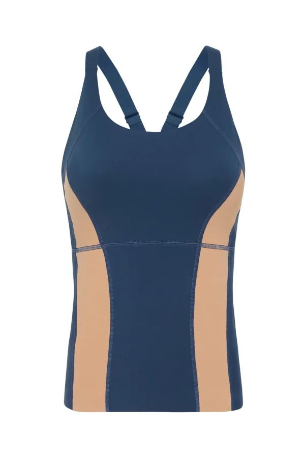 Contrast Longline Racerback Tank 124