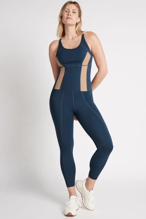 Contrast Longline Racerback Tank 124