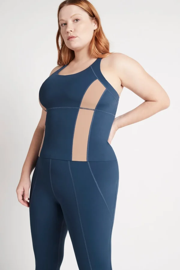 Contrast Longline Racerback Tank 124