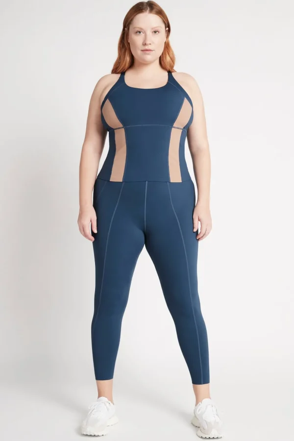Contrast Longline Racerback Tank 124